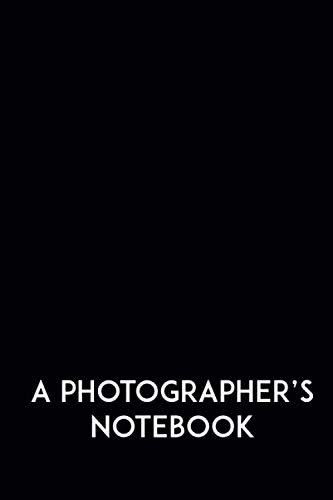 A Photographer's Notebook: A Photographer's Log featuring camera and film settings page & grid-marked page