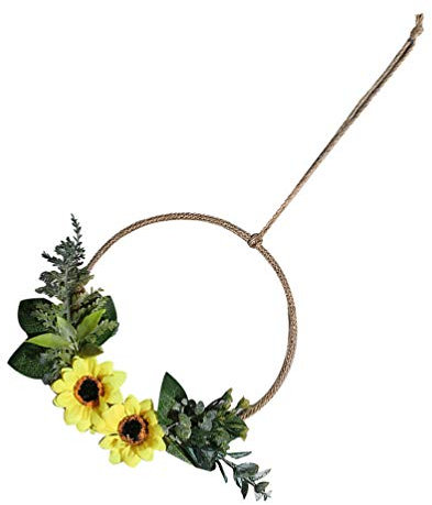 VALICLUD Artificial Garland Wreath for Home Decor Hanging Floral Decoration Artificial Flowers for Aesthetic Decor and Wall Hanging