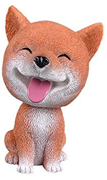 Asudaro Wackelkopf Spielzeug Auto Armaturenbrett Dekoration Wackelhund Auto-Innendekoration Auto Ornamente Niedliches Kopfschütteln Spielzeug Netter Kopfschütteln Hund Wackelkopf Hund,Stil3