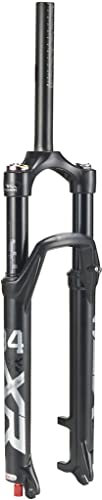 Air MTB Fork 26/27.5/29 Inch Travel 120 Mm Black Matt Suspension Fork Aluminium Alloy Straight Tube Fork XC MTB Bicycle Fork Lockout Downhill Shock Absorber