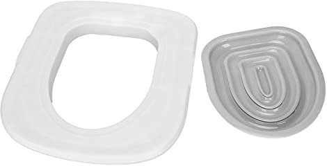 Kit de Entrenamiento de para Gatos, Entrenador de Caja de para el Hogar Universal Reutilizable (Bandeja Blanca, 1 Soporte Interior Gris)