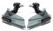VOBOR Motorrad Handschutz, Aluminiumlegierung und ABS Handschutz Universal für die Meisten Motorräder Chopper Scooter(Schwarz)