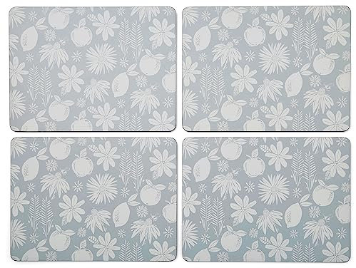 Cooksmart Platzsets für Tische, britische Designs, Tischmatten für alle Arten von Küchen, 4 Stück