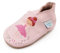 Dotty Fish Scarpine in Pelle Prima Infanzia. Scarpe Bimbi per Primi Passi con Suola Scamosciata. Fata Ballerina Rosa. 2-3 Anni (25 EU)