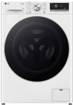 LG F4WR7031 Frontlader-Waschmaschine 13 kg, Klasse A -20%, 1.360 U./Min., 61.5x60x85 cm, TurboWash 360 in 39 Minuten, Allergy Care, Steam, Wi-Fi, Digitales Touchdisplay, Weiß
