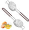 2 Pcs Eidottertrenner，304 Eiweiß Trenner Edelstahl，Eigelb filter-Separator，Backzubehör Küchen Hilfsmittel