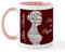 BAAROO Jane Austen Tasse à café en céramique avec citation 325 ml