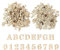 Sixfolo 400 Stück Holzbuchstaben und Zahlen 15mm Holz Großbuchstaben A-Z Holznummern 0-9 Kleine Holzzahlen und Buchstaben zum Basteln mit Aufbewahrungsbox für DIY Handwerk Deko(Zufällig Gemischt)