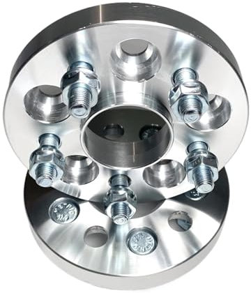 Rad Distanzscheiben 2 Stück 38 Mm Radadapter Distanzstücke PCD 5 X 100 Nabenzentrierung 57,1 Mm Radbolzen M12 X 1,5 Spacer