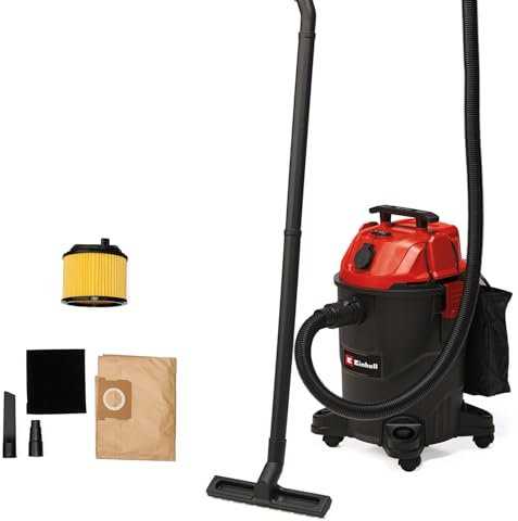 Einhell TC-VC 1825 A Aspirador de Agua y Polvo, Röd