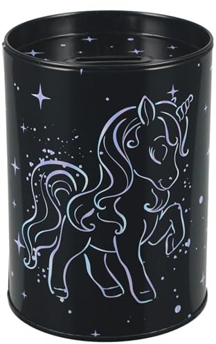 Metallspardose, runde Sparbüchse für Kinder STARPAK (1)