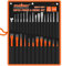 HORUSDY 28-Piece Punch Pin Set, Heavy Duty Punch and Chisel Set, Including Taper Punch, Cold Chisels, Pin Punch, Center Punch