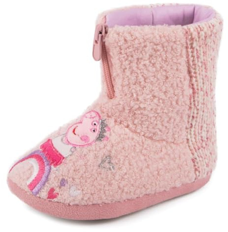 totes® Kids Peppa Pig Bootie Slippers