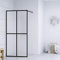 Iiaky Duschwand für Walk-in Dusche Mattes Sicherheitsglas 100x195 cm Duschabtrennung Bodengleiche Dusche