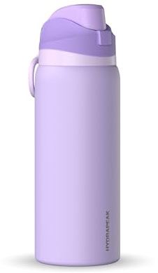 Hydrapeak Oasis 32 oz Water Bottle with Chug Lid, Stainless Steel Insulated Water Bottle For Men and Women, Lavender