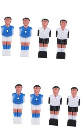 KOMBIUDA 8 STK Fußballtischpuppe Fußballspieler Zubehör für Fußballmaschinen Mini-Basketball Kicker Ersatzteile Fussball Figuren fußball Figuren Fußball Männer Fußballmaschinenspieler Harz