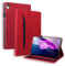 Mldjomid Funda Compatible con Lenovo Tab K10 10.3 TB-X6C6F/ TB-X6C6X 2021 Protectora Carcasa con Función de Soporte PU Flip Tablet Cover Case para Lenovo Tab K10 10.3 2021 Tablet Funda, Rojo