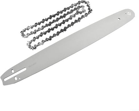18inch Chainsaw Guide Bar and Chain for Combo For Chainsaw 4500, 5200, 5800, Tarus, for Timbertech For 62CC 58CC 52CC Chainsaw