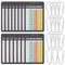 PLIGREAT 15 Pcs Golf Club Range Chart Card, 5.5x8.6 cm Quick Reference Distance Card Golf Club Range Estimation Cheat Sheet for Beginners Golf Accessories Gifts