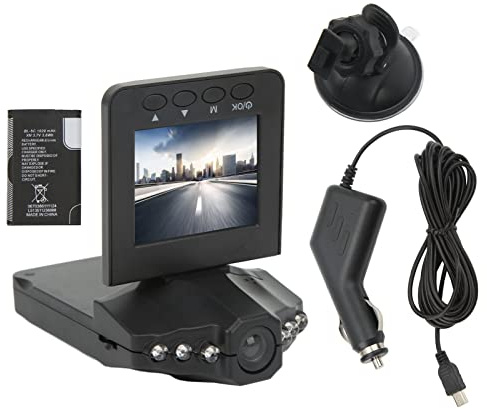 Cocoarm 1080p HD Automotive Recorder -Kamera mit Weitwinkelobjektiv, Infrarot -Auto Armaturenbrettkamera für Autofahrerrekorder, DVR für Outdoor Abenteuer
