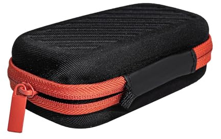 Avejjbaey Aufbewahrungs-Organizer für E30/E60/E61/E80/E81 tragbare HHD-Festplatte, inklusive Stoßdämpfung und sicheren Reißverschlüssen, SSD-Tragetasche