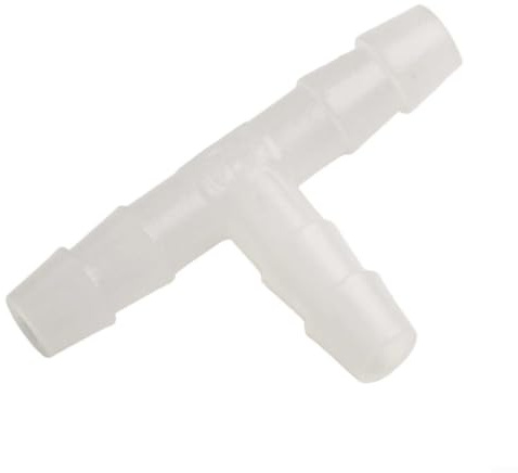 10pcs Plastic T Piece Aquarium Airline Tubing Connector 4mm 5mm 6mm 8mm Fish Tank Pump Hose Splitter Pipe Fitting Aeration System Part(4mm)