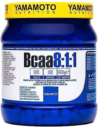 Yamamoto Nutrition Essential Bcaa 8: 1: 1 500 Caplets, 500 g