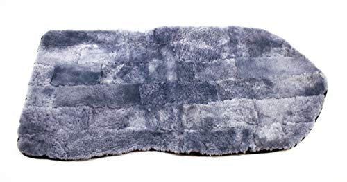 Reissner Lammfelle Engel Naturfelle Liegedecke für Katze und Hund Lammfell (Patch) Naturform Silber