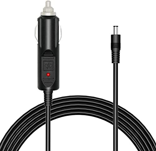 ALLPOWERS 12V-24V DC Autoladegerät Adapter Auto Netzteilkabel - Zigarettenanzünder Ladegerät Stecker Autokabel auf DC 5.5 mm x 2.1 mm