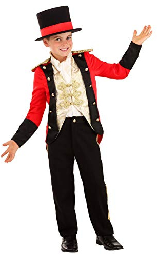 Fun Costumes Spotlight Ringmaster For Boys Ringleader Outfit - L
