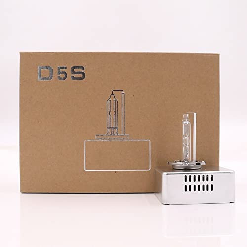 GSRECY D5S Xenon HID-Scheinwerferlampe, 6500K 12V 40W D5S Weiß Scheinwerferlampe Kompatibel mit Audi A3 A4 A6 Q3 Q5 Q7 S3 S4 S5 S6 SQ5 Alfa Romeo 4C 8W0941235 13594523 (1)