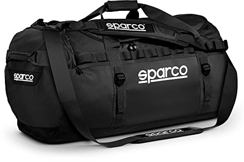 Sparco Dakar-Reisetasche, Größe L, Schwarz