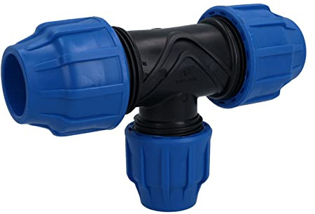 20 x 20 x 20mm MDPE Tee T-Piece Water Pipe Fitting Coupling Connector