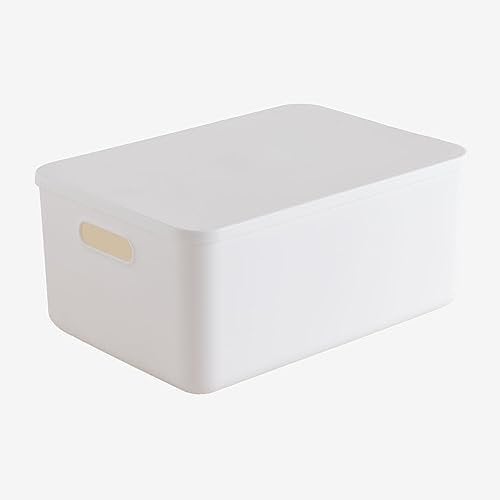 SKLUM Boîte de Rangement Yure Blanc ↑16 cm