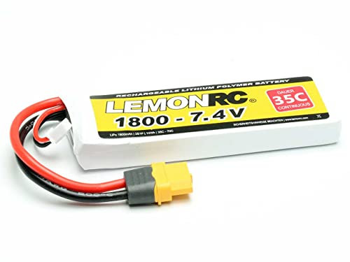 LemonRC Modellbau-Akkupack (LiPo) 7.4 V 1800 mAh Zellen-Zahl: 2 35 C Softcase XT60