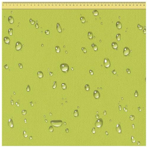 DreamRoots Segeltuch Wasserdicht - Polsterstoff Meterware 160 cm breit - Wasserabweisender Stoff 220 g/m2 600D - Markisenstoff Wasserdicht Meterware Limette 1M