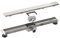Duschrinne 100 cm Befliesbar komplettset 2in1 | Ablaufrinne für Badezimmer | Premium Edelstahl SU 316 komplettset | Siphon mit Geruchsstop und Haarsieb