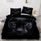 ROUSKI Bettwäsche Leopard 135x200 cm 2teilig 100% Leicht Mikrofaser Kinderbettwäsche Tier Leopard Bettbezug mit Reißverschluss 3D Motiv Zimmer Dekor Bettwäsche-Sets mit Kissenbezüge 80x80