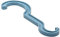 Chiave per raccordi a compressione in polietilene per acqua: Strumento per montaggio di raccordi a compressione per tubi PE (16-32 mm, 40-75 mm)