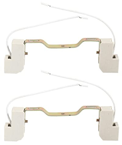 Feriany 2X Poignée En Céramique En MéTal de Connecteur de Support de Lampe de Douille D'Ampoule R7S pour La Lumière D'Inondation, 118mm