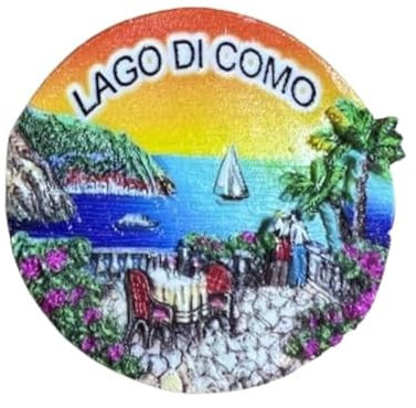 Comer See Magnet Comosee Souvenir Como See Magnet Lago di Como Souvenir Italien Kühlschrankmagnet 23122023