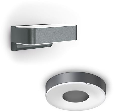 Steinel Welcome Home Bundle 1, LED Sensor Innenleuchte RS 200 SC & Außenleuchte L 810 SC mit Bewegungsmelder, smart, vernetzbar via App
