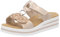Rieker V0200, Ciabatte Donna, Oro Rosa, 42 EU