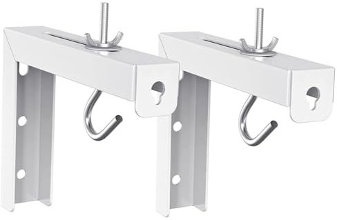 Lurrose Soporte para Proyector Montaje en Pared Ajuste Universal Manual/eléctrico Pantalla Colgante