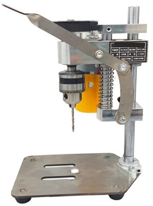 Mini taladro de columna, Mini Taladro De Banco De Escritorio En Miniatura Pequeño, Herramienta De Reparación De Relojes De Precisión DIY, Máquina Perforadora De Escritorio DC For El Hogar para bricola