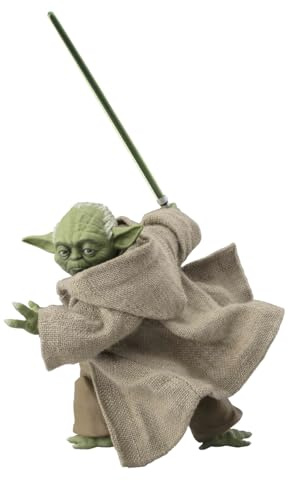 BANDAI Spirits S.H. Figuarts Star Wars Episode 3: Revenge of The Sith, Yoda Classic Ver., ca. 70 mm, PVC, ABS & Stoff, vorbemalte Actionfigur