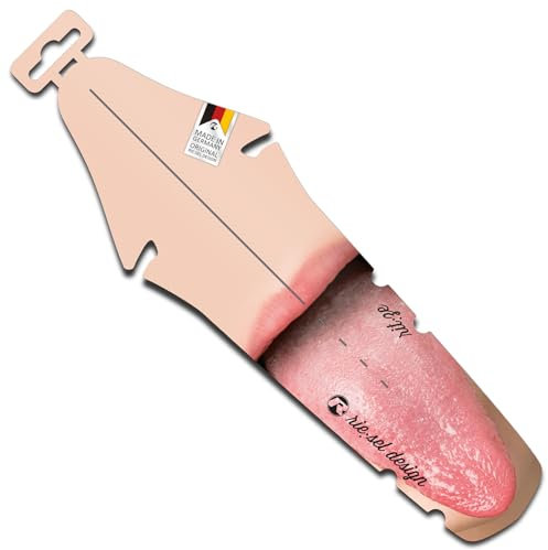 Riesel Design - rit:ze - 2 x Mudguard für den Sattel/Rennrad Schutzblech hinten - einfach installierbares Fahrrad Schutzblech/Hinterrad Steckschutzblech für Jede Radgröße (Zunge)