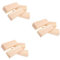 Gatuida 3 Sätze Dübel Tür Wandschutz Keiltürstopper Holzkeil Keil Türstopper Anti-kollisions-türstopper Stumme Türstopper Wandschutz Türkeil Türkeilstopper Beige Hölzern 4 Stück * 3