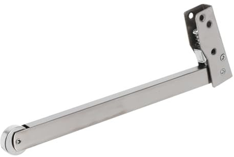 Generic Fire Door Closer Gate Lock Gate Opener Hinges Adapter Automatic Door Closer Wrench Lock Holder to Keep Open s Silver Stainless Steel