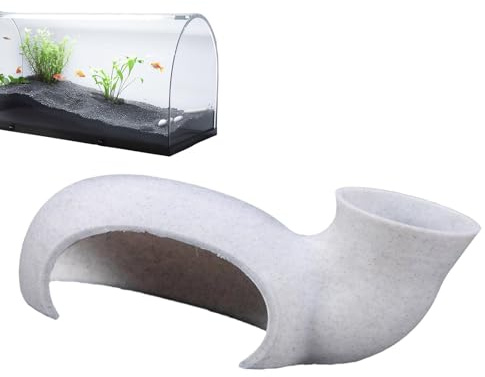 Unterirdischer Aquarium-Tunnel – Garnelenversteck-Aquarium, Aquarium Tunnel Garnelenhöhle, Einzigartiger Unterirdischer Aussichtstunnel, Multifunktionales Garnelenhöhlen-Zubehör Für Aquarien